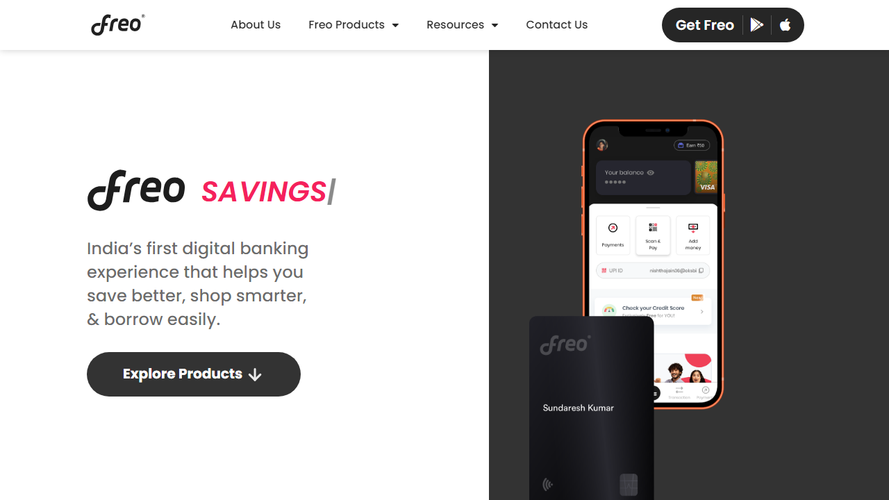 Freo-印度第一家信贷为主导的数字银行