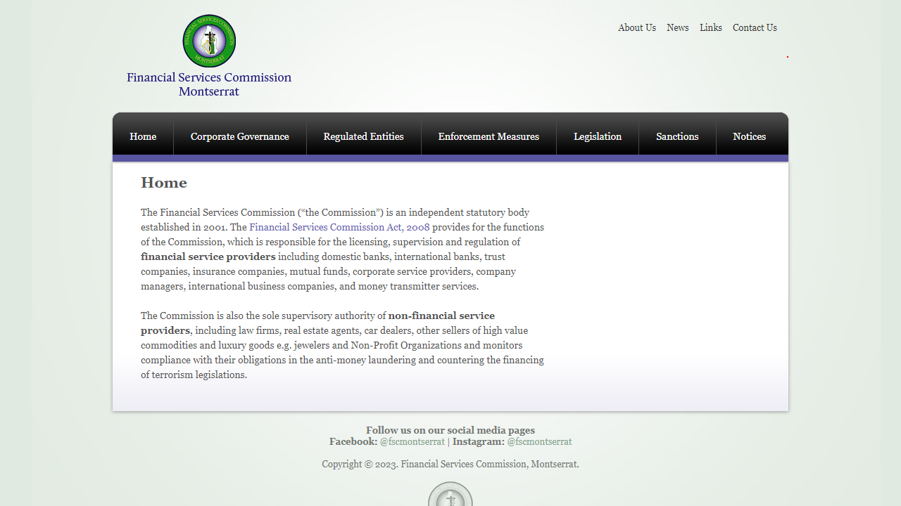 蒙特色拉特岛金融服务委员会