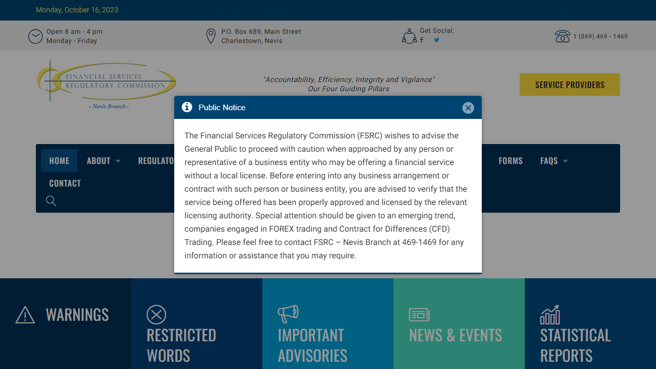 尼维斯金融服务监管委员会